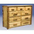 Montana Woodworks Montana Woodworks Mwgc9D Glacier Country Dresser With 9 Drawers MWGC9D